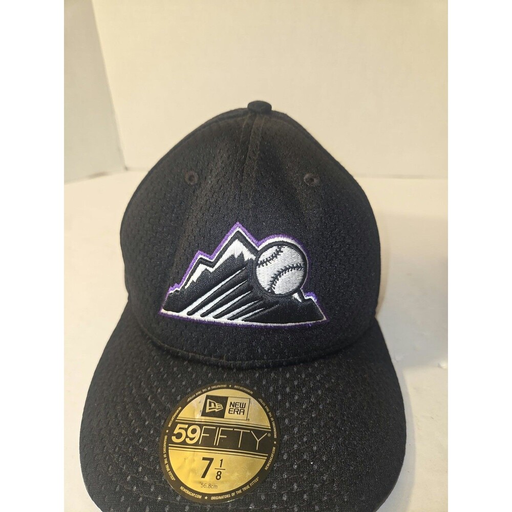 Colorado Rockies New Era MLB Diamond Era 59FIFTY Low Profile Fitted Cap - 7 1/8